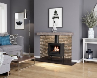 Carron Stoves - 5KW - Ash Grey Enamel